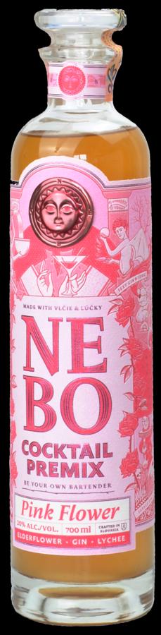 NEBO Cocktail Premix PINK FLOWER 20% 0.7L (holá láhev)