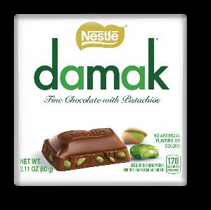 Nestlé Damak Milk Chocolate with Pistachio 60G