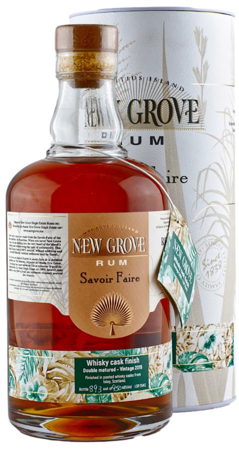 New Grove Peated Whisky Cask Finish 2015 46% 0,7L (tuba)