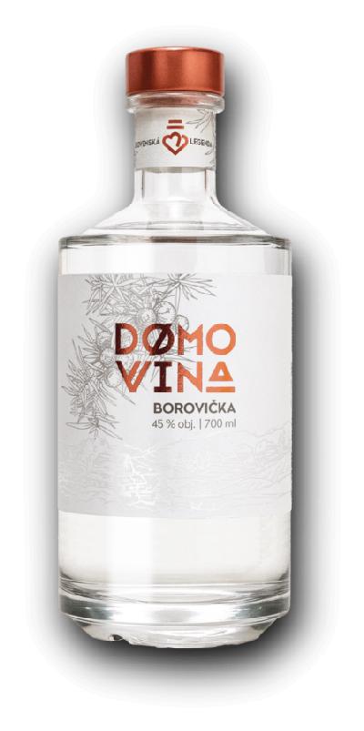 Domovina Borovička 45% 0,7L (holá láhev)