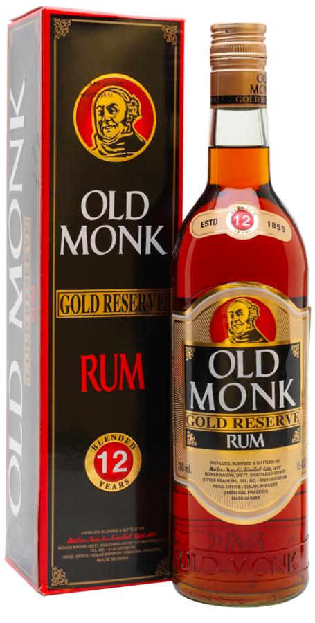 Old Monk Gold Reserve 12YO Indický Rum 42,8% 0,7l