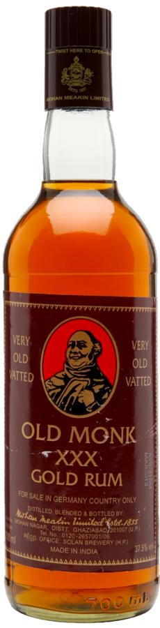 Old Monk Gold XXX tmavý rum 37,5% 0,7 l