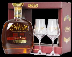 Ophyum 12 Solera 40% 0.7L (dárkové balení s 2 sklenicemi)