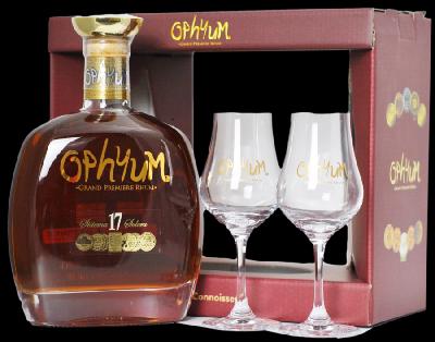 Ophyum 17 Solera 40% 0.7L (dárkové balení s 2 sklenicemi)