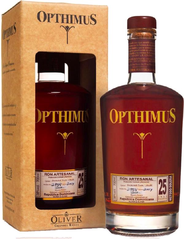 Opthimus Cum Laude Solera 25 Rum 38 % – Dominikánská republika, 0,7 l