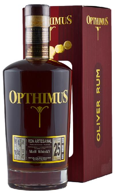 Opthimus 25 Solera Malt Whisky Cask Rum 43% 0,7 l – karton