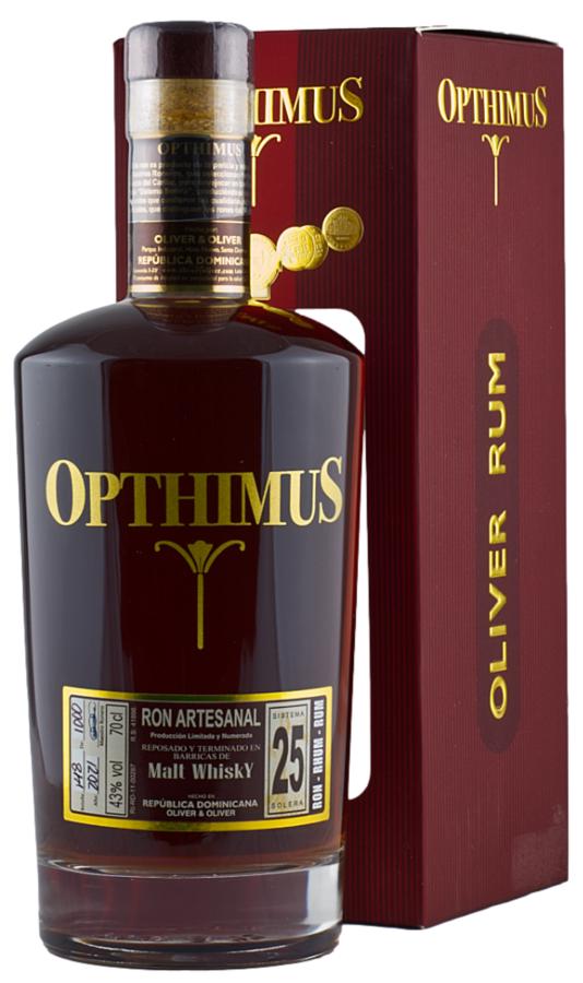 Opthimus 25 Solera Malt Whisky Cask Rum 43% 0,7 l – karton