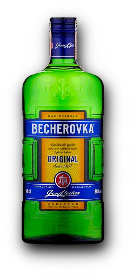 Becherovka 38 % – česká klasika, 0,5 l