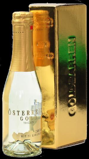 Österreich Gold 23k zlato, suché 9,5% 0,2l (karton)