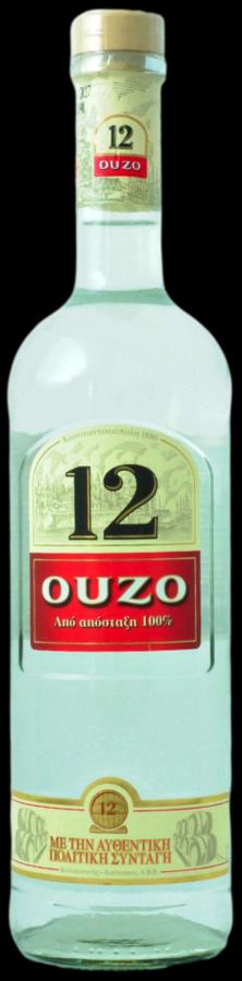Ouzo 12 38% 0.7L (holá láhev)