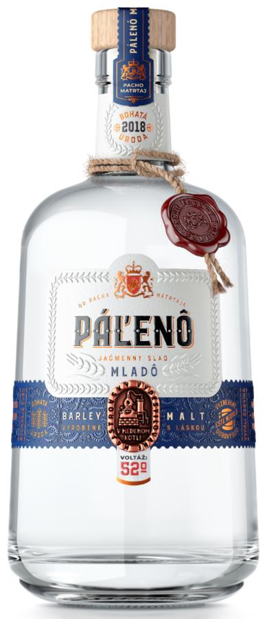 Pacho Matrtaj – Pálenô Mladô 52% 0,7L – slovenský chlebový destilát