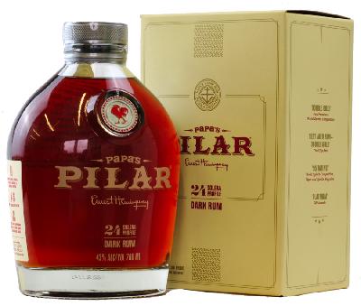 Papa´s Pilar Dark Rum 24 solera profile 43% 0,7L (karton)