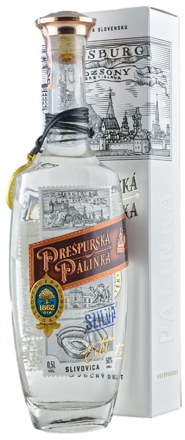 Prešpurská Pálinka Slivovica 2022 50% 0,5L (karton)