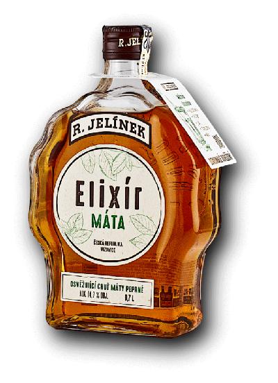 R. Jelínek Elixír Máta 14,7% 0,7L (holá láhev)