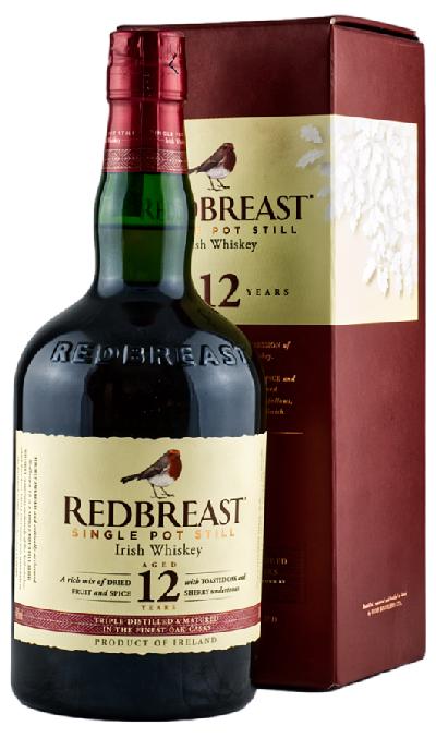 Redbreast 12YO Irish Single Pot Still Whiskey 40% 0,7 l