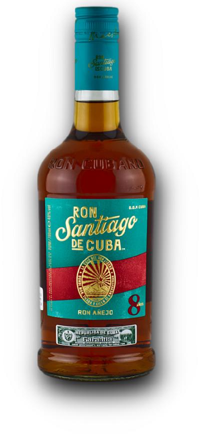 Santiago de Cuba Añejo 8YO – kubánský rum, 40 %, 0,7 l