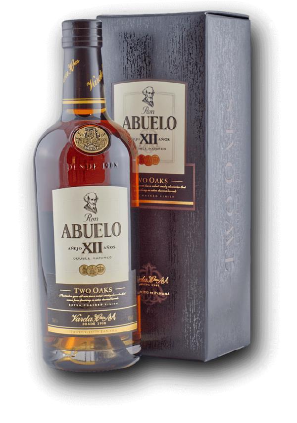 Abuelo 12YO Two Oaks Rum 40% 0,7 l (karton)