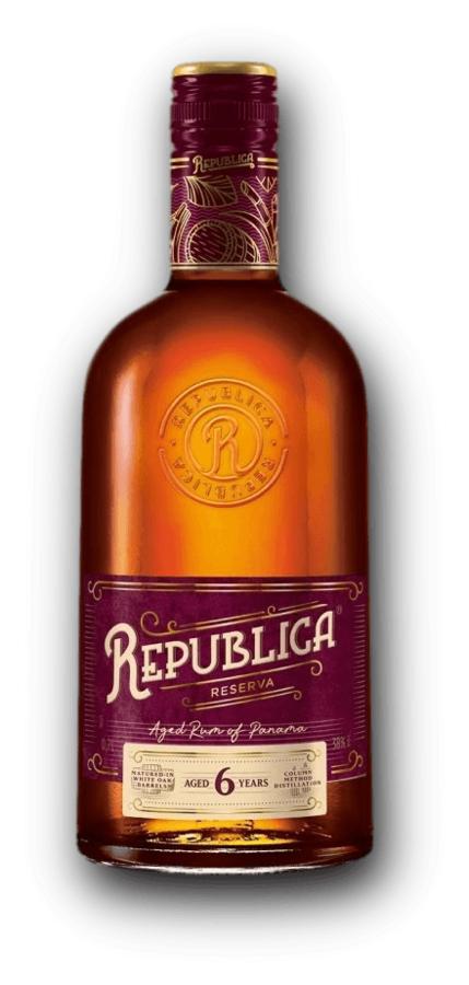 Republica 6YO Reserva 38% 0,7L (holá láhev)
