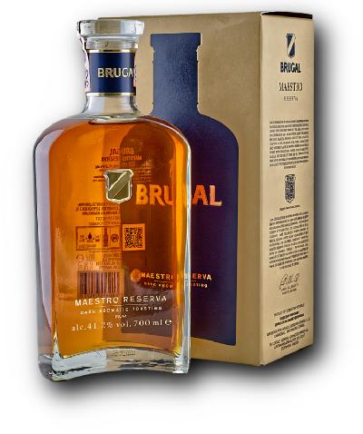 Brugal Maestro Reserva – dominikánský rum, 41,2 %, 0,7 l