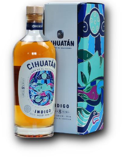 Cihuatán Indigo 8YO 40% 0,7L – salváborský rum, karton