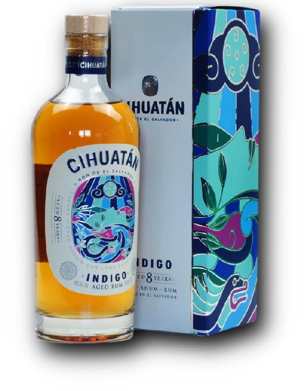 Cihuatán Indigo 8YO 40% 0,7L – salváborský rum, karton