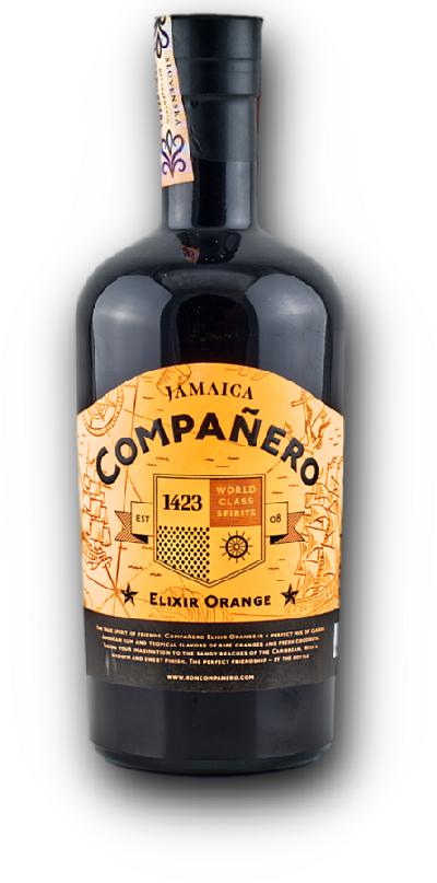 Compañero Elixir Orange 40% 0,7 l – rumový elixír s pomerančem a kokosem