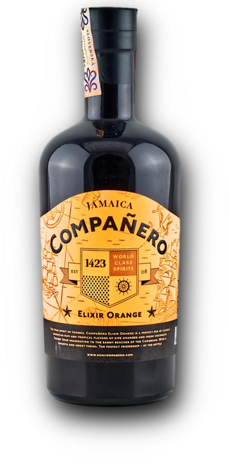 Compañero Elixir Orange 40% 0,7 l – rumový elixír s pomerančem a kokosem