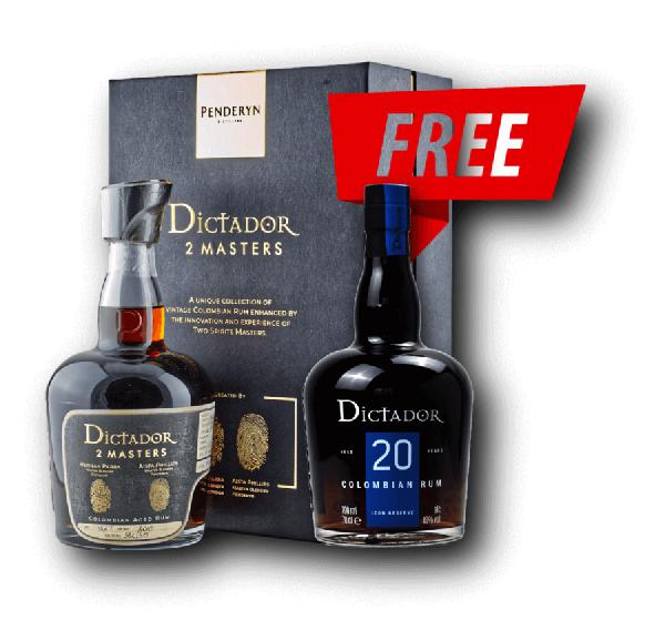 Dictador 2 Masters Penderyn 2000 46,2% 0,7 l – rum (dárkové balení kazeta)