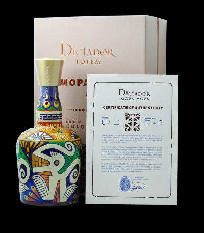 Dictador Totem, Mopa Mopa 1987, Model "A" 45% 0,7L (dárkové balení kazeta)