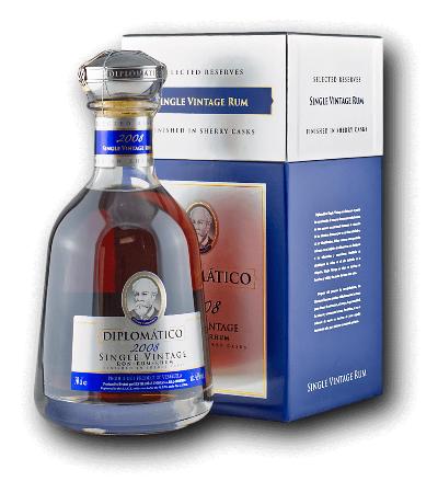 Diplomático Single Vintage 2008 43% 0,7L (dárkové balení kazeta)