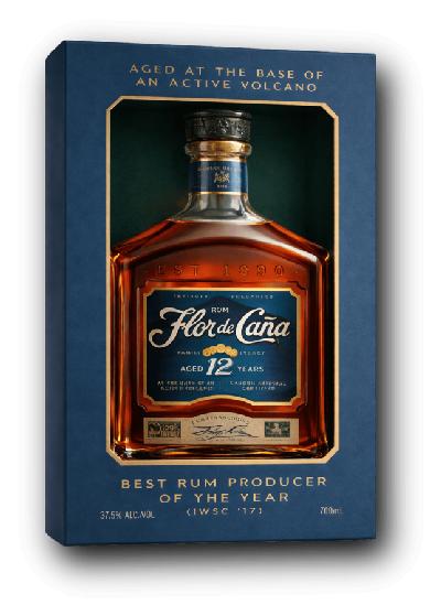 Flor de Caña 12YO 37,5% 0,7L (karton)