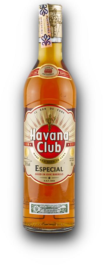 Havana Club Especial 37,5% 0,7 l – zlatý kubánský rum