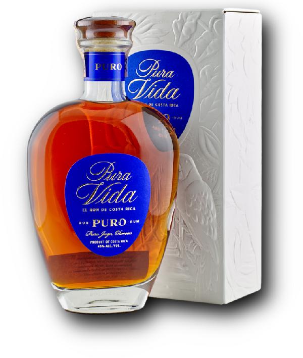 Pura Vida Puro 48% 0,7 l – limitovaný rum z pot still (karton)