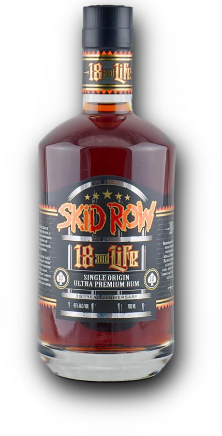 Skid Row 18 and Life 35th Anniversary 45% 0,7 l – limitovaný rum
