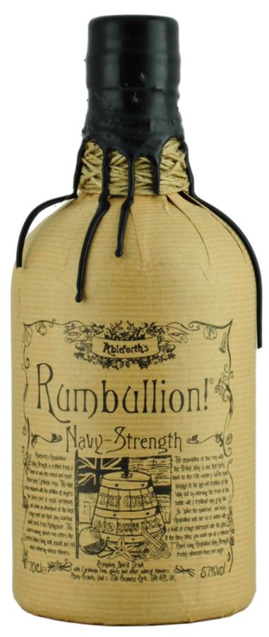 Rumbullion Navy Strength Rum 57 % – kořeněný rum, 0,7 l