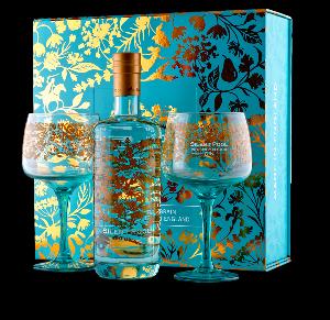 Silent Pool Gin 43% 0,7L (dárkové balení s 2 skleničkami)