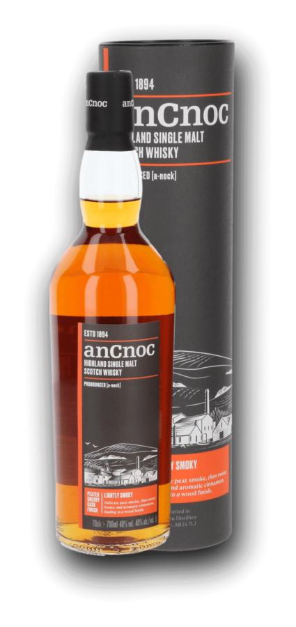 anCnoc Lightly Smoky Peated Sherry Cask Single Malt 40% 0,7L (tuba)