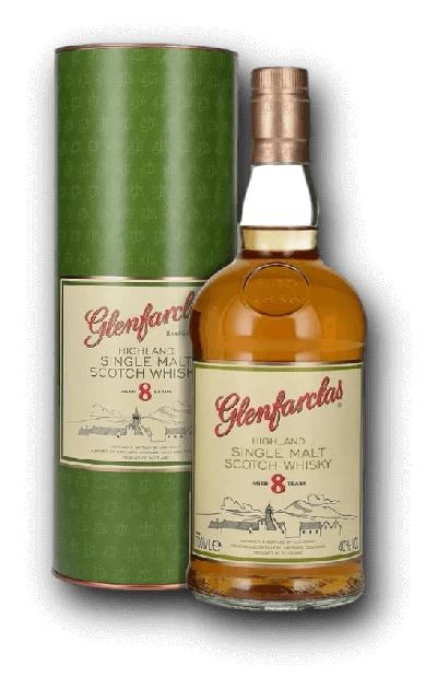 Glenfarclas 8YO Single Malt Scotch Whisky 40% 0,7L (tuba)