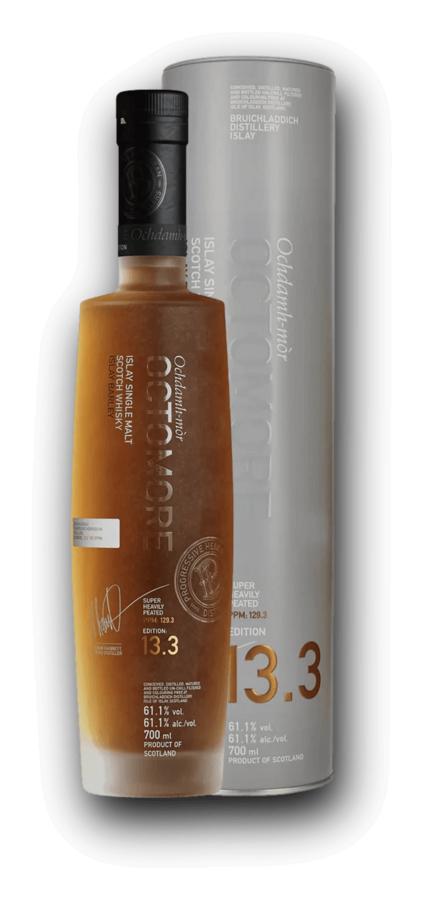 Octomore 13.3 5YO Islay Single Malt Bourbon Cask 61,1 % 0,7 l – tuba