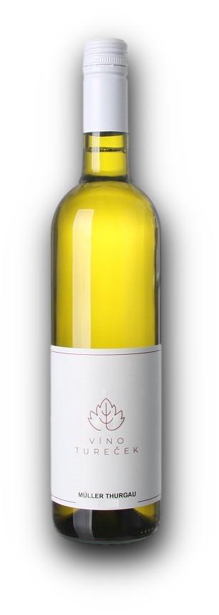 Víno Tureček Müller Thurgau 2024 13% 0,75L (holá láhev)