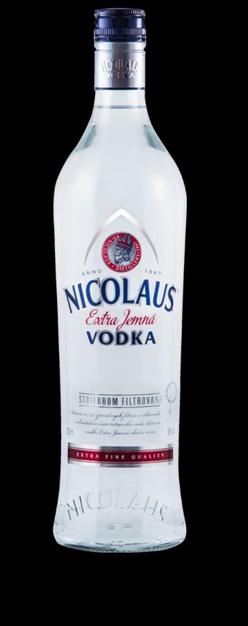 Nicolaus Vodka Extra Jemná 38% 1l (holá láhev)