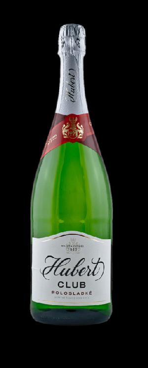 Hubert Club Polosladký 12% 1,5L (holá láhev)