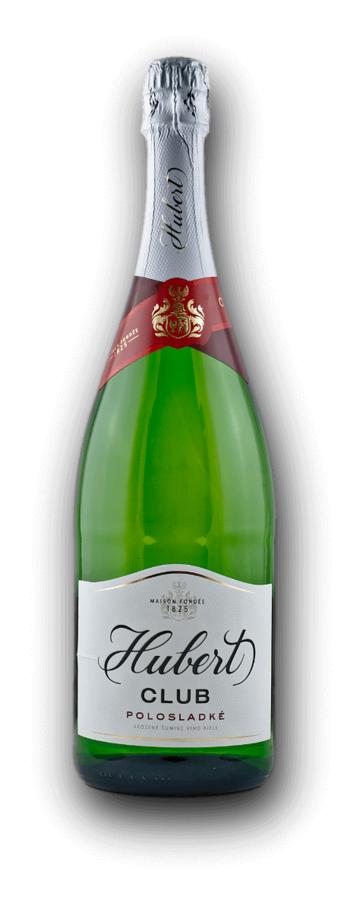 Hubert Club Polosladký Sekt 12% 1,5L