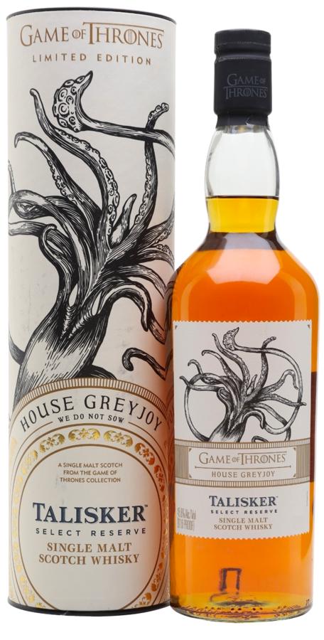 Talisker GoT House Greyjoy 45,8% 0,7l – tuba