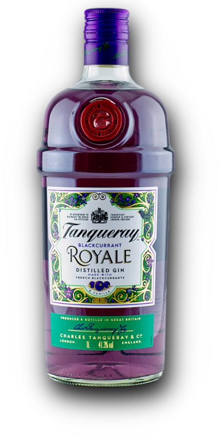 Tanqueray Blackcurrant Royale 41,3% 1,0L – gin s černým rybízem