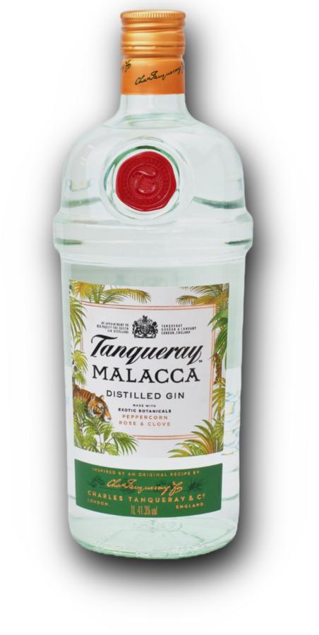 Tanqueray Malacca Gin 41,3% 1 l – holá láhev