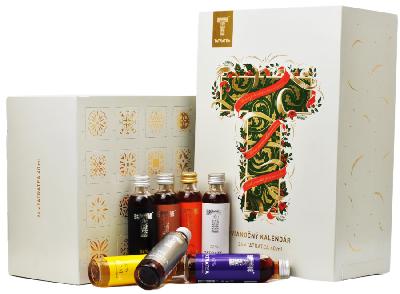 Tatratea Vánoční Adventní Kalendář 49,5% – 24 x 0,04L (set)