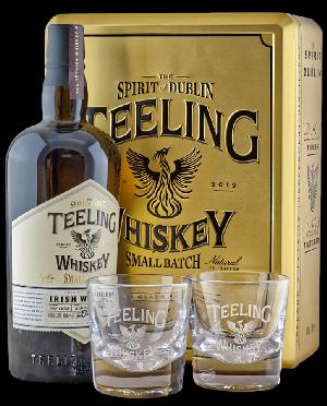 Teeling Small Batch 46% 0.7L (dárkové balení s 2 skleničkami)
