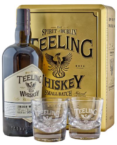 Teeling Small Batch 46% 0.7L (dárkové balení s 2 skleničkami)