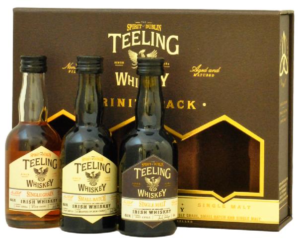 Teeling Whiskey Trinity Pack 46% – degustační sada 3 × 0,15 l